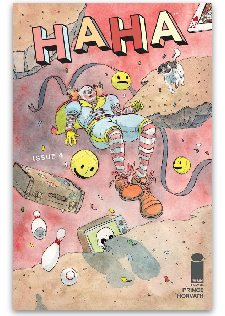 Cover A for HAHA from Image Comics