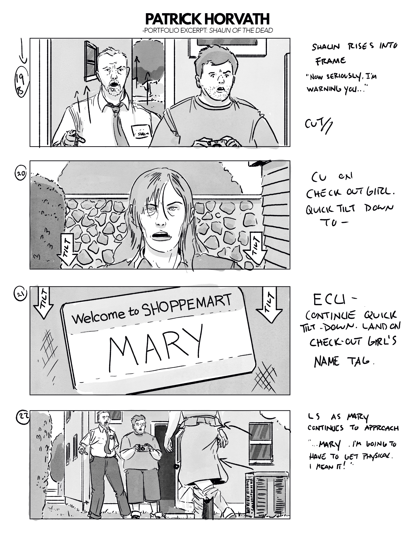 Storyboards / Shaun of the Dead